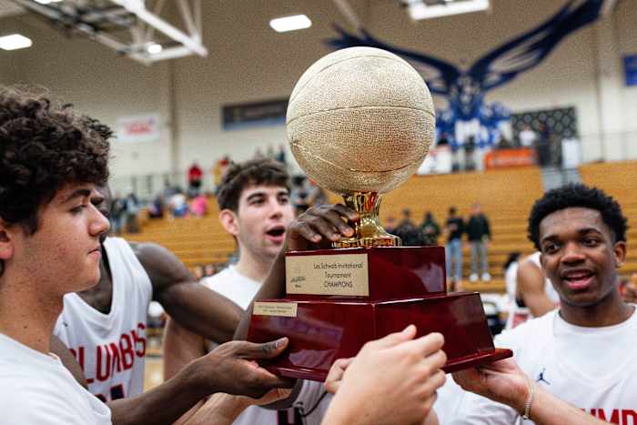 Columbus Harvard Westlake boys basketball Les Schwab Invitational December 30 2023 Naji Saker 2 -Southridge Harvard Westlake boys basketball Les Schwab Invitational postgame December 2023 Naji Saker-426